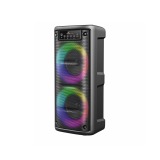 CAIXA DE SOM BLUETOOTH RGB 20W GRASEP D-4234